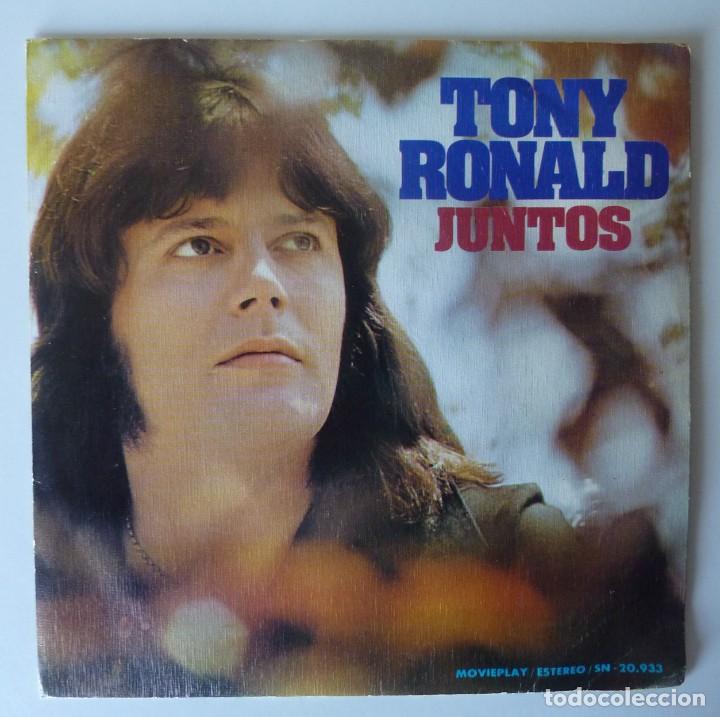 Discos de vinilo: TONY RONALD // JUNTOS // 1974 // SINGLE - Foto 1