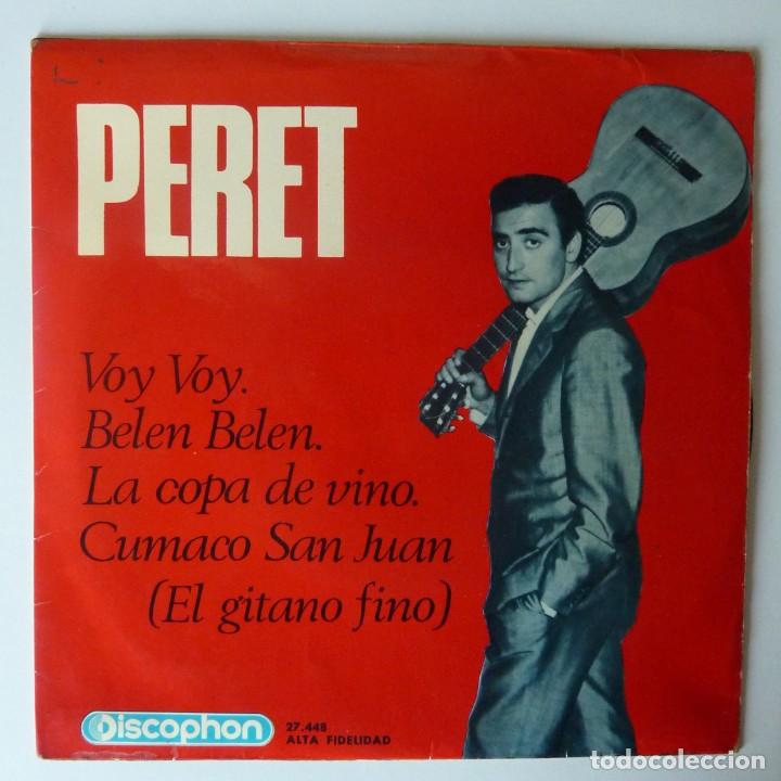Discos de vinilo: PERET Y SUS GITANOS //LA COPA DE VINO+3 // 1965 // EP - Foto 1