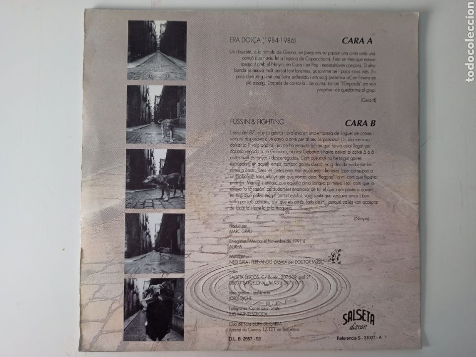 Discos de vinilo: Sopa de Cabra - Girona 83.87 - Foto 2