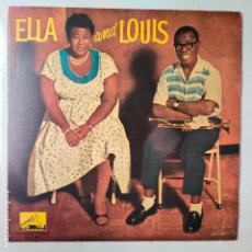 Dischi in vinile: ELLA FTZGERALD & LOUIS ARMSTRONG- ELLA AND LOUIS- SPAIN LP 1960- VINILO EN BUEN ESTADO.. Lote 338029988