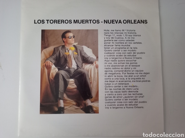 Discos de vinilo: Toreros Muertos - Nueva Orleans - Foto 1