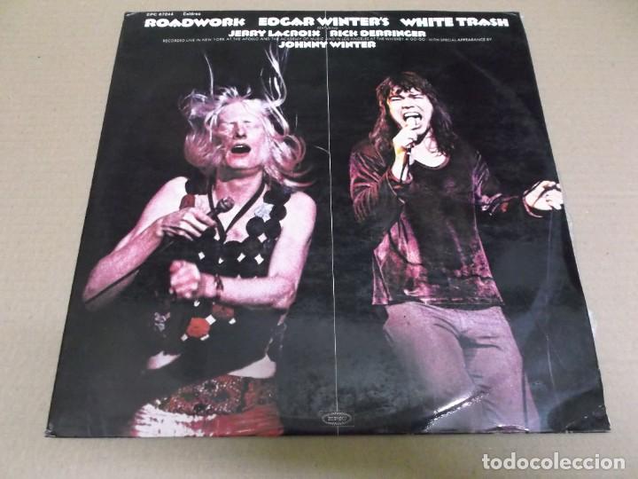 Discos de vinil: EDGAR WINTER'S WHITE TRASH (LP) ROADWORK A&Ntilde;O 1972 - DOBLE DISCO CON PORTADA ABIERTA
