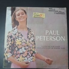 Discos de vinilo: DISCO VINILO SINGLES PAUL PETERSON 1968