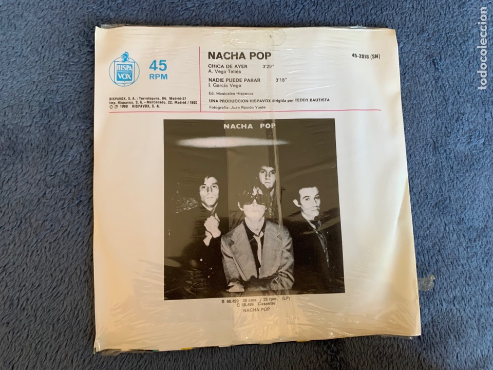 Discos de vinilo: Nacha pop chica de ayer 1980 single 7 - Foto 2
