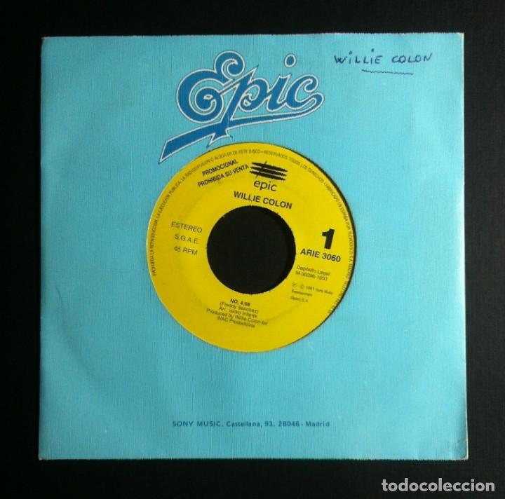 Discos de vinilo: WILLIE COLON - No - SINGLE 1991 PROMO - EPIC - Foto 1
