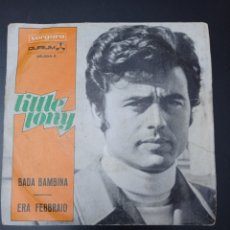 Discos de vinilo: LITTLE TONY 1969 ,DISCO VINILO SINGLES. Lote 338077228