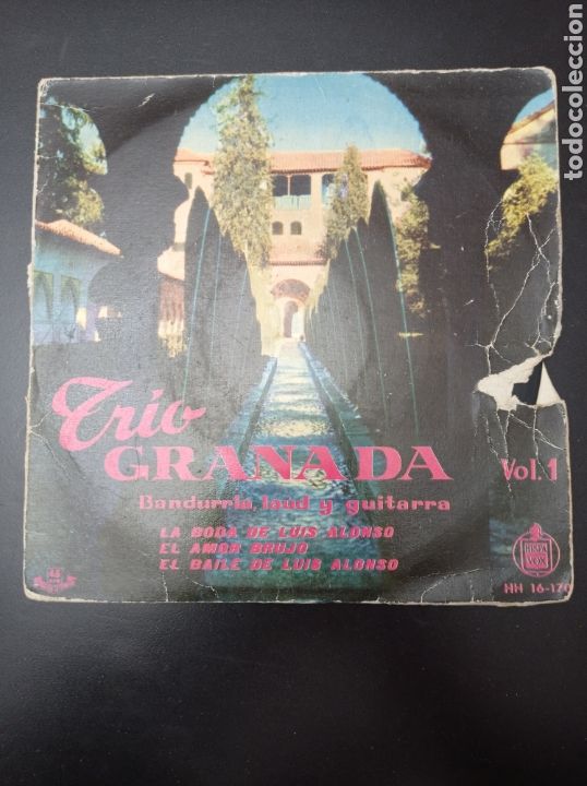 Discos de vinilo: TRIO GRANADA 1960 , DISCO VINILO SINGLES - Foto 1
