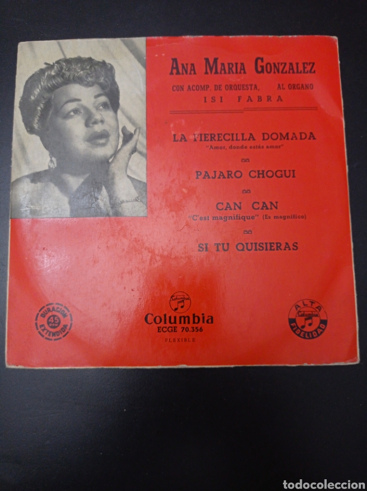 Discos de vinilo: ANA MARIA GONZ&Aacute;LEZ , DISCO VINILO SINGLES - Foto 1