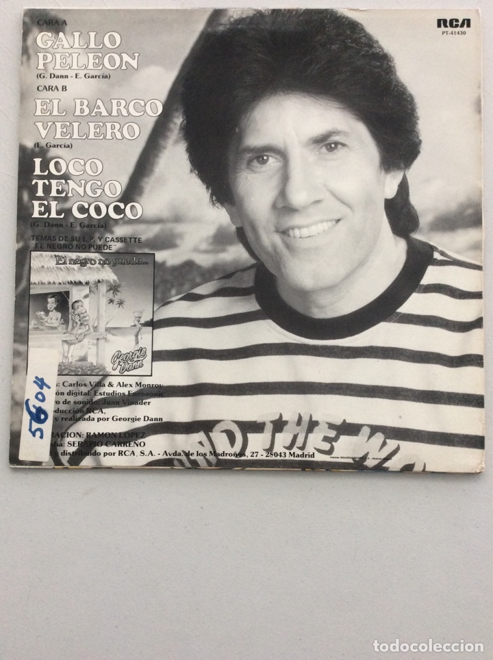 Discos de vinilo: Georgie Dann. Gallo pele&oacute;n. - Foto 2