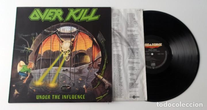Discos de vinilo: LP OVERKILL - UNDER THE INFLUENCE - Foto 3