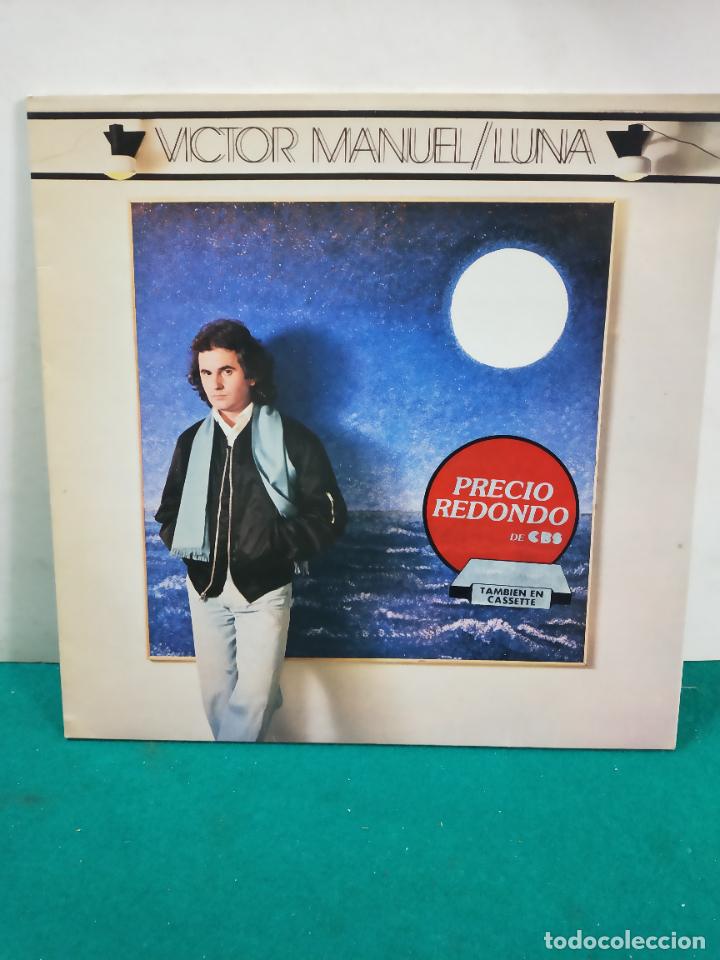Discos de vinilo: VICTOR MANUEL - LUNA - LP CBS 1980 - Foto 1