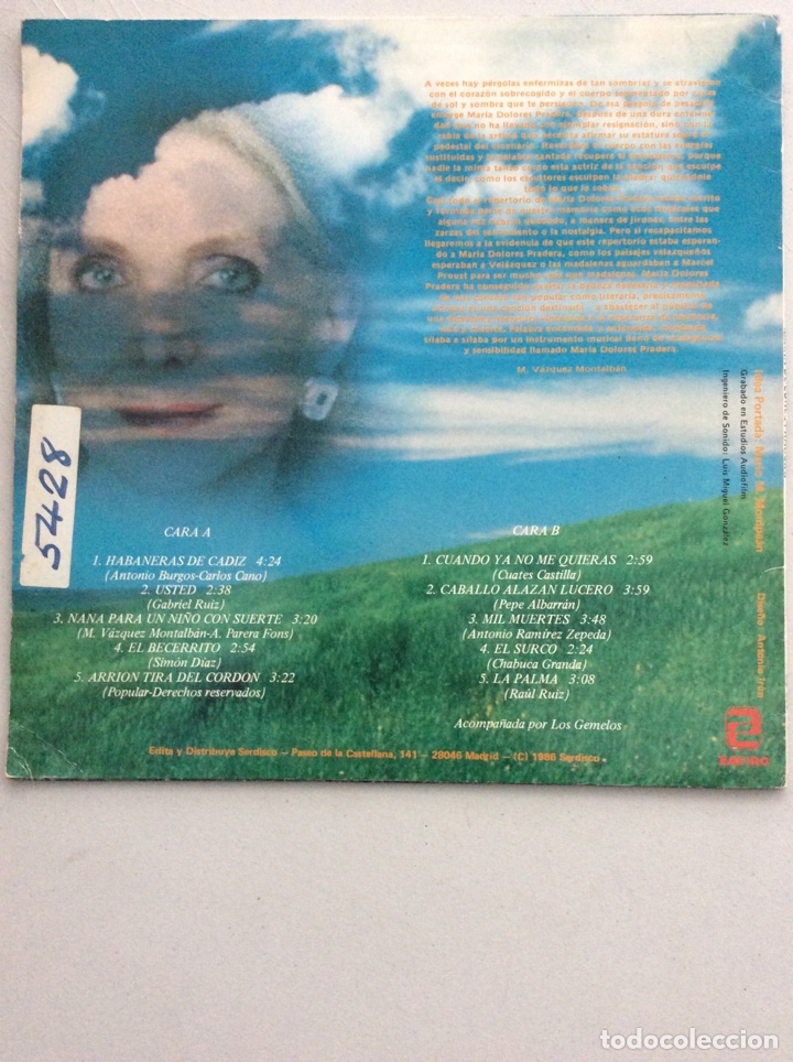 Discos de vinilo: Maria Dolores Pradera. Reverdecer. - Foto 2