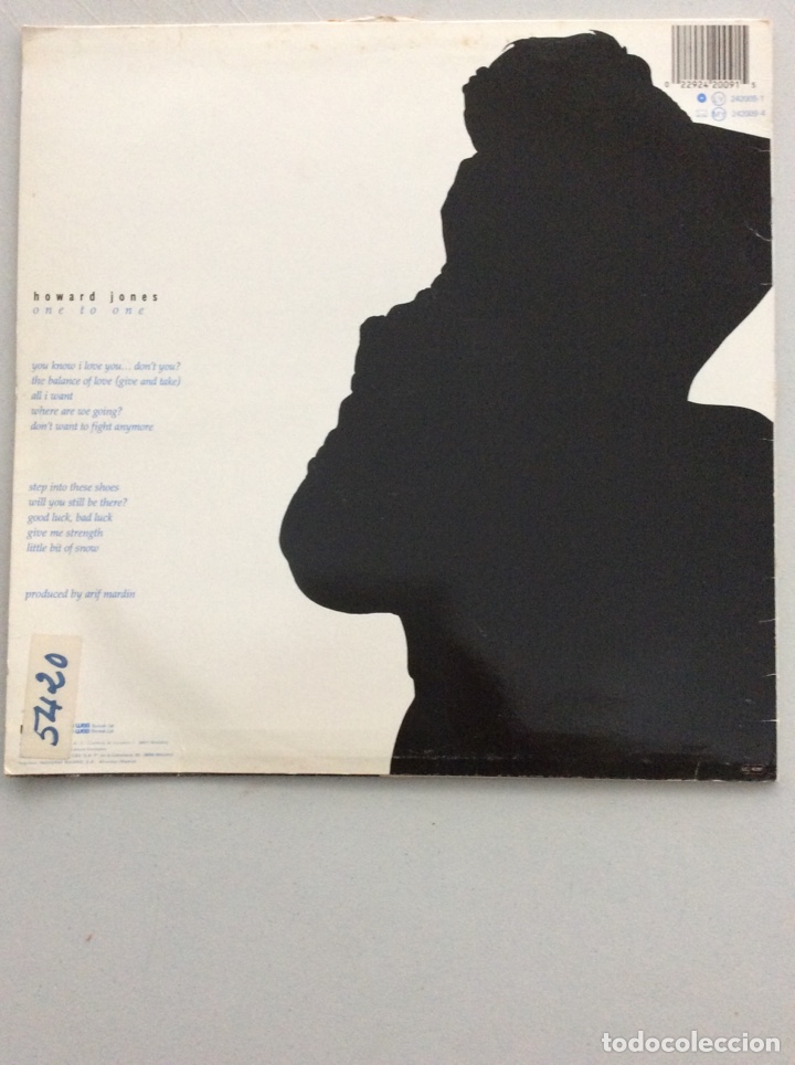Discos de vinilo: Howard Jones. One to one. - Foto 2