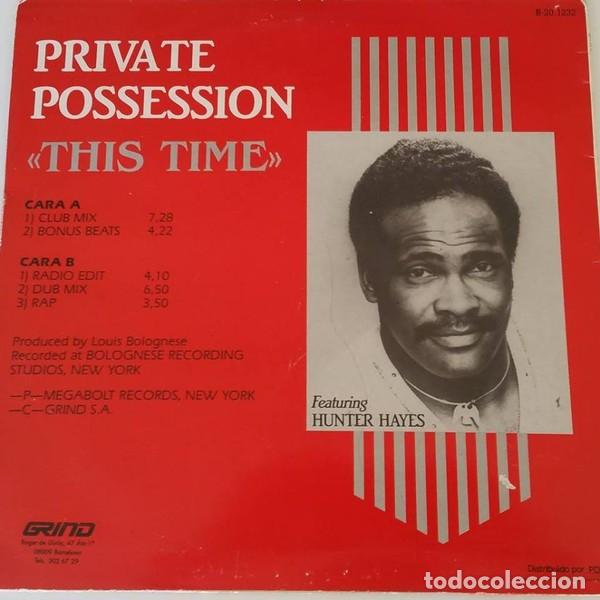 Discos de vinilo: Private Possession &lrm;&ndash; This Time - Foto 2