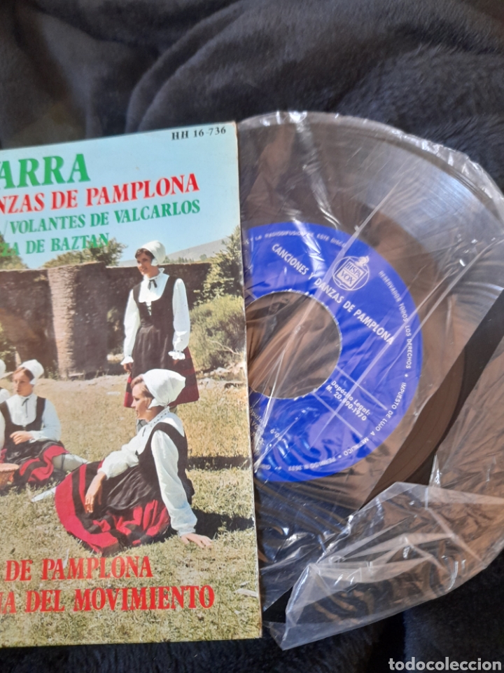 Discos de vinilo: Vinilo, Canciones y danzas de Pamplona - Foto 3