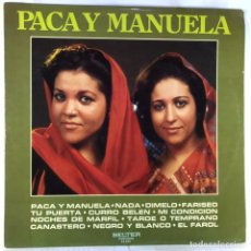 Discos de vinilo: PACA Y MANUELA – PACA Y MANUELA - VINYL, LP, ALBUM - BELTER – 23.045. Lote 338292068
