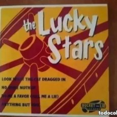 Discos de vinilo: LUCKY STARS - LOOK WHAT THE CAT DRAGGED IN + 3 (EP). Lote 338292568
