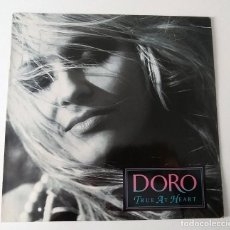 Discos de vinilo: LP DORO - TRUE AT HEART. Lote 217873885