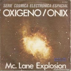 Discos de vinilo: MC LANE EXPLOSION - OXYGENE / ONYX (SINGLE ESPAÑOL, HISPAVOX 1977). Lote 338311968