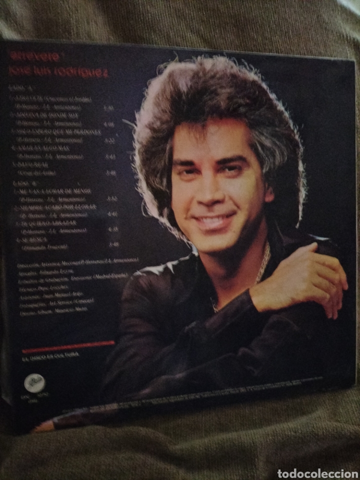 Discos de vinilo: Jos&eacute; Luis Rodr&iacute;guez El Puma Atrevete - Foto 2