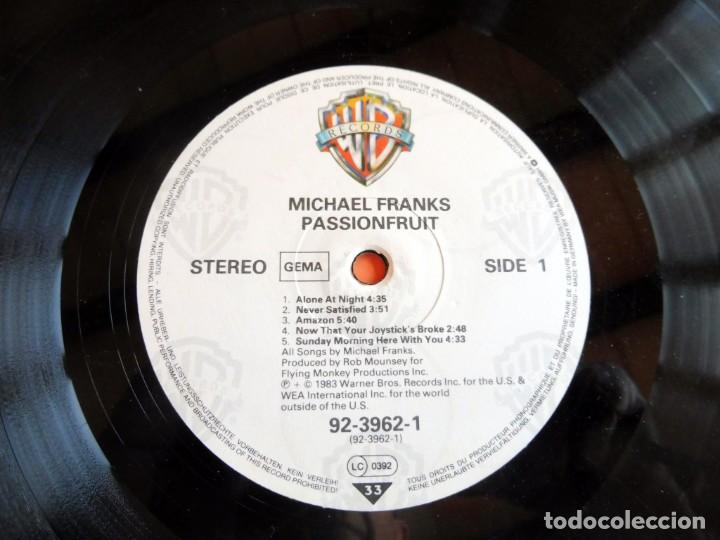 Discos de vinilo: LP - MICHAEL FRANKS - PASSIONFRUIT - WB 92-3962-1 - - Foto 2