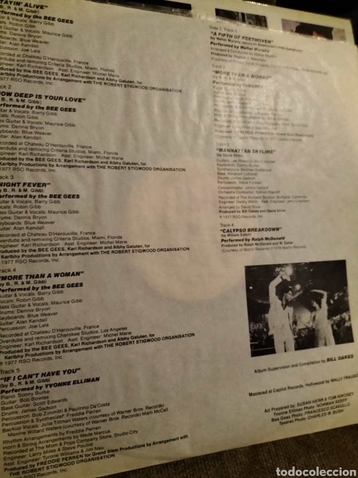 Discos de vinilo: Saturday Nich Fever 2 Discos - Foto 5