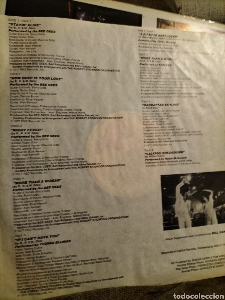 Discos de vinilo: Saturday Nich Fever 2 Discos - Foto 7
