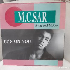 Discos de vinilo: M.C. SAR & THE REAL MCCOY -IT'S ON YOU- (1990) LP DISCO VINILO. Lote 338354143