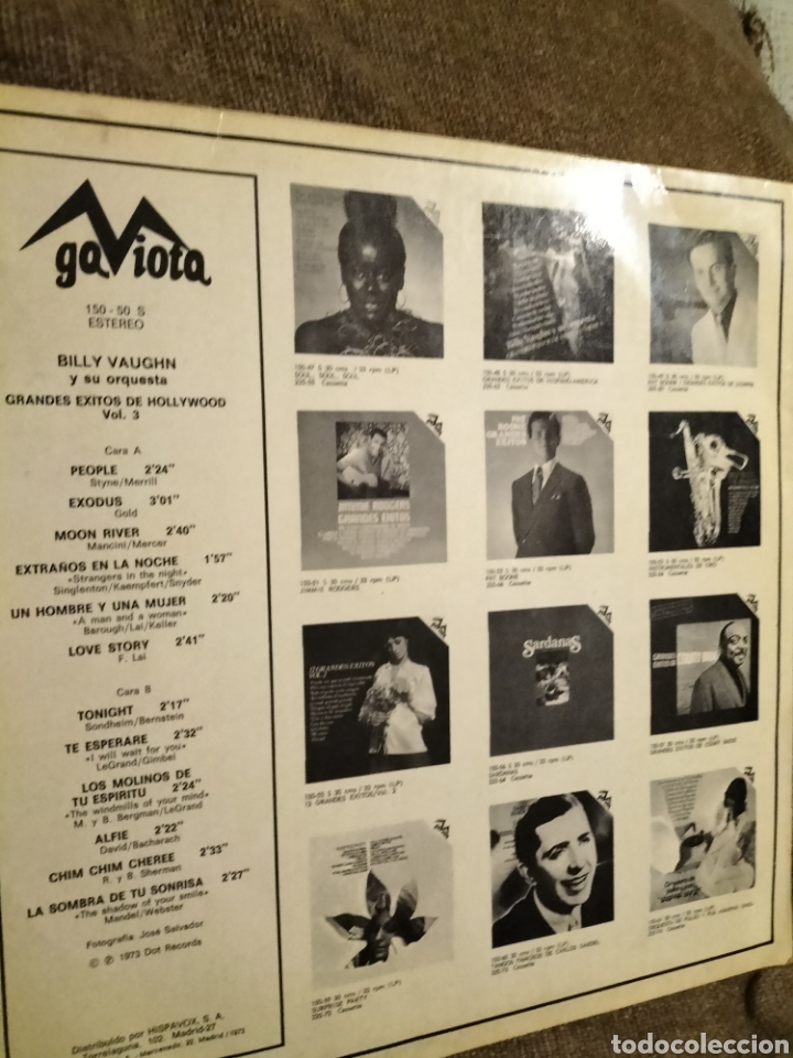 Discos de vinilo: Grandes &eacute;xitos de Hollywood - Foto 2