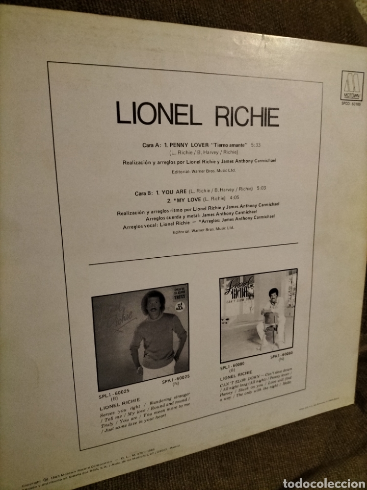 Discos de vinilo: Lionel Riche Penny Lover - Foto 2
