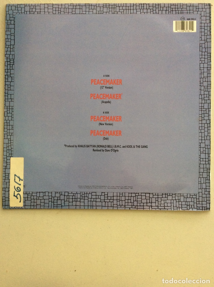 Discos de vinilo: Kool & the Gang. Peacemaker. - Foto 2