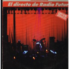Discos de vinilo: RADIO FUTURA - EL DIRECTO DE RADIO FUTURA. ESCUELA DE CALOR -DOBLE LP 1989 SOLO PORTADA, SIN VINILOS. Lote 355335670