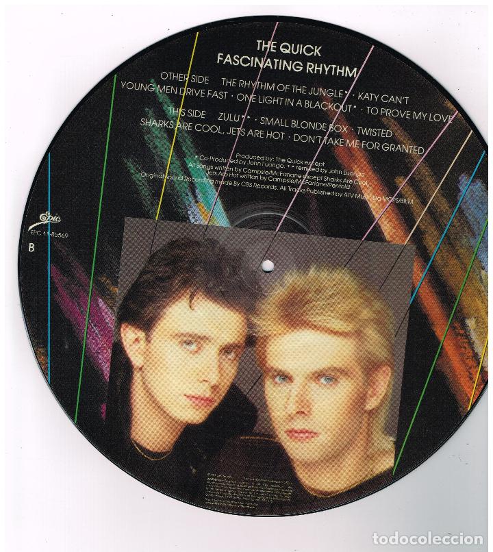 Discos de vinilo: QUICK - FASCINATING RHYTHM - LP 1982 - PICTURE DISK - Foto 1