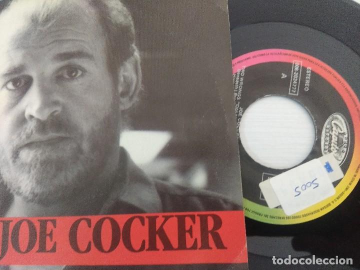 Discos de vinilo: JOE COCKER/TWO WRONGS/SINGLE. - Foto 2