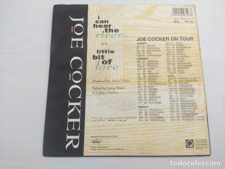 Discos de vinilo: JOE COCKER/I CAN HEAR THE RIVER/SINGLE. - Foto 3