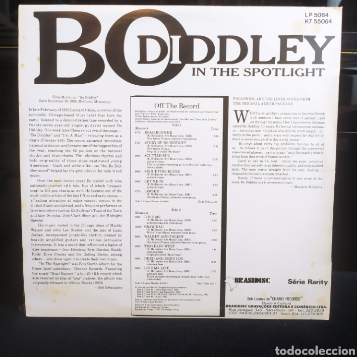 Discos de vinilo: Bo Diddley - In The Spotlight 198? Brasil - Foto 2