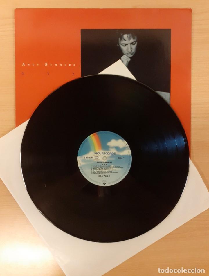 Discos de vinilo: ANDY SUMMERS &rdquo;X Y Z&rdquo; MCA RECORDS 1987 COMO NUEVO!! - Foto 3