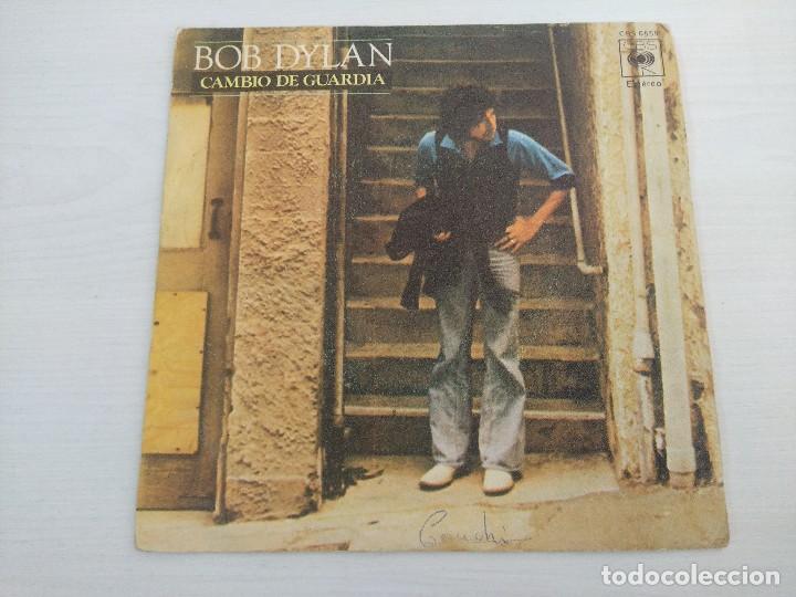 Discos de vinilo: BOB DYLAN/CAMBIO DE GUARDIA/SINGLE. - Foto 1