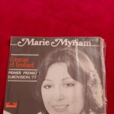 Discos de vinilo: VINILO SINGLE - EUROVISIÓN 77 - MARIE MYRIAM - L' OISEAU ET L' ENFANT