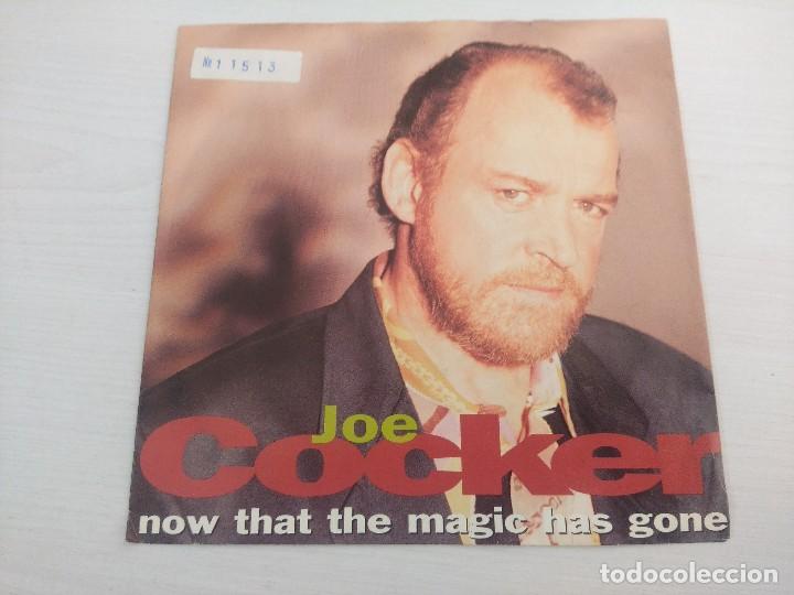 Discos de vinilo: JOE COCKER/NOW THAT THE MAGIC HAS GONE/SINGLE PROMO. - Foto 1