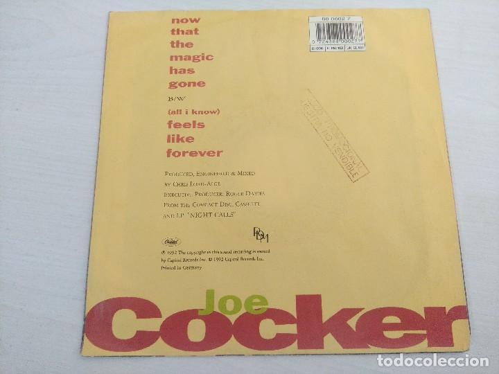 Discos de vinilo: JOE COCKER/NOW THAT THE MAGIC HAS GONE/SINGLE PROMO. - Foto 3