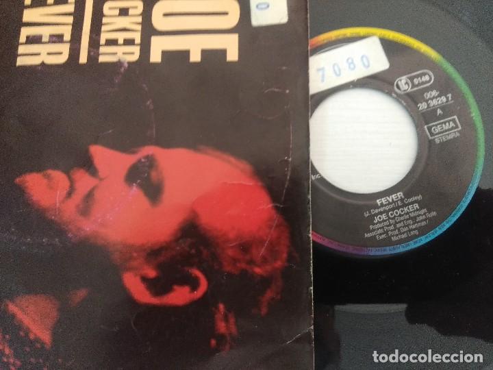 Discos de vinilo: JOE COCKER/FEVER/SINGLE. - Foto 2