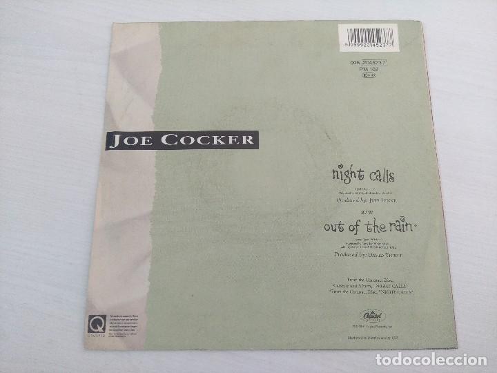 Discos de vinilo: JOE COCKER/NIGHT CALLS/SINGLE. - Foto 3