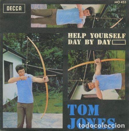 Discos de vinilo: SINGLE, TOM JONES. HELP YOURSELF, DAY BY DAY. SG-866 - Foto 1