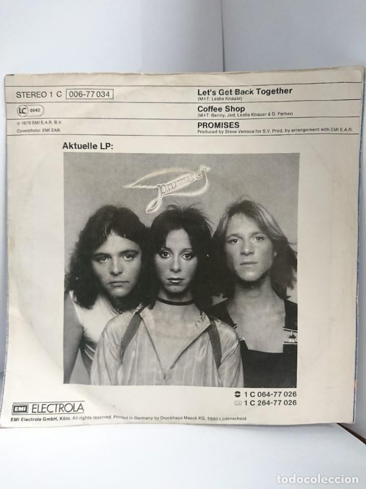 Discos de vinilo: PROMISE - LET&acute;S GET BACK TOGETHER - 1C 006-77 034 - Foto 2