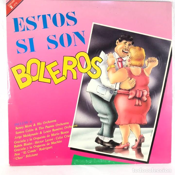 Discos de vinilo: Various &ndash; Estos Si Son Boleros - 2 x Vinyl, LP, Compilation - SPAIN - Foto 1