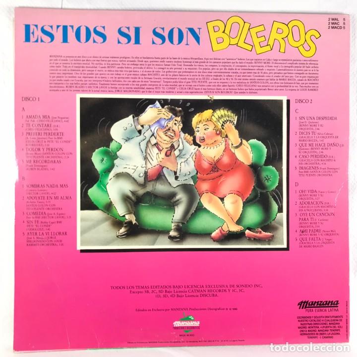 Discos de vinilo: Various &ndash; Estos Si Son Boleros - 2 x Vinyl, LP, Compilation - SPAIN - Foto 2