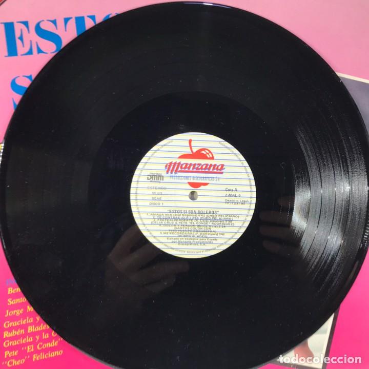 Discos de vinilo: Various &ndash; Estos Si Son Boleros - 2 x Vinyl, LP, Compilation - SPAIN - Foto 4
