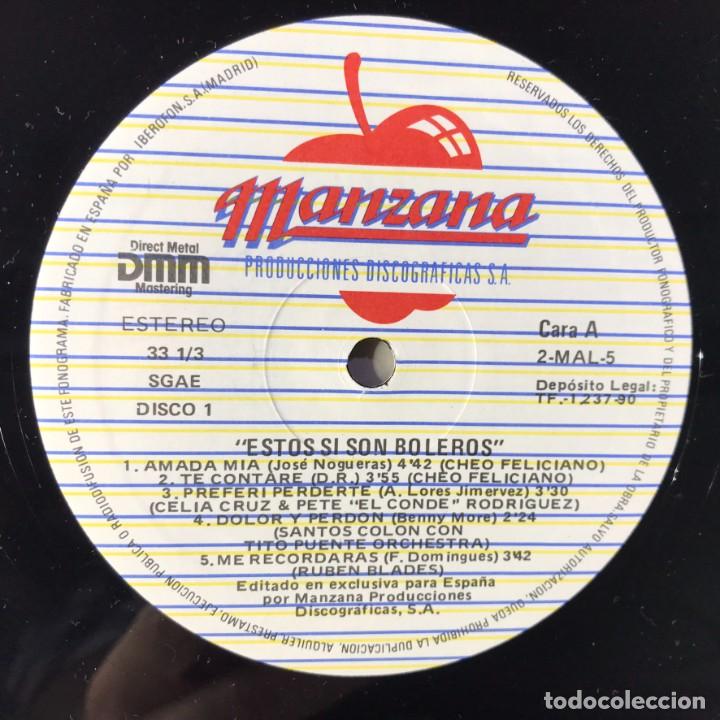 Discos de vinilo: Various &ndash; Estos Si Son Boleros - 2 x Vinyl, LP, Compilation - SPAIN - Foto 5