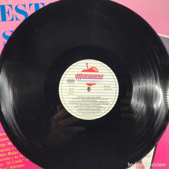 Discos de vinilo: Various &ndash; Estos Si Son Boleros - 2 x Vinyl, LP, Compilation - SPAIN - Foto 6